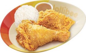 fried chicken at jollibee