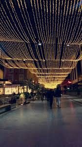 lighting decoration at the dubai city walk