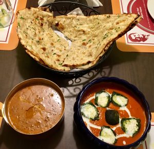 a typical serving of bread at yellow chilli