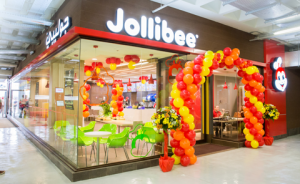 a decorated branch of jollibee